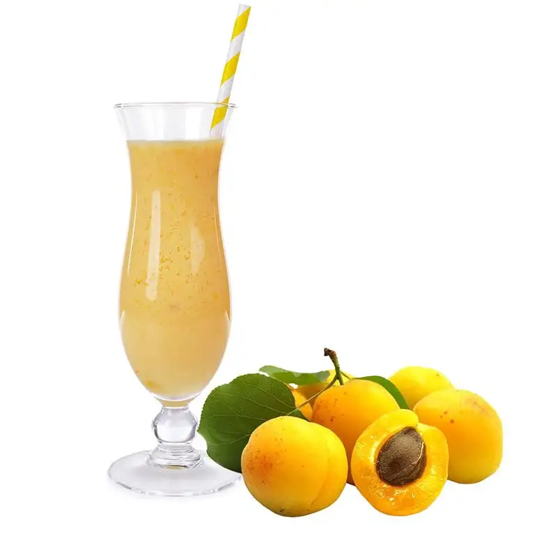 Aprikose Geschmack Milchshake Pulver Gino Gelati zum Milchshakes selber machen (333 g)
