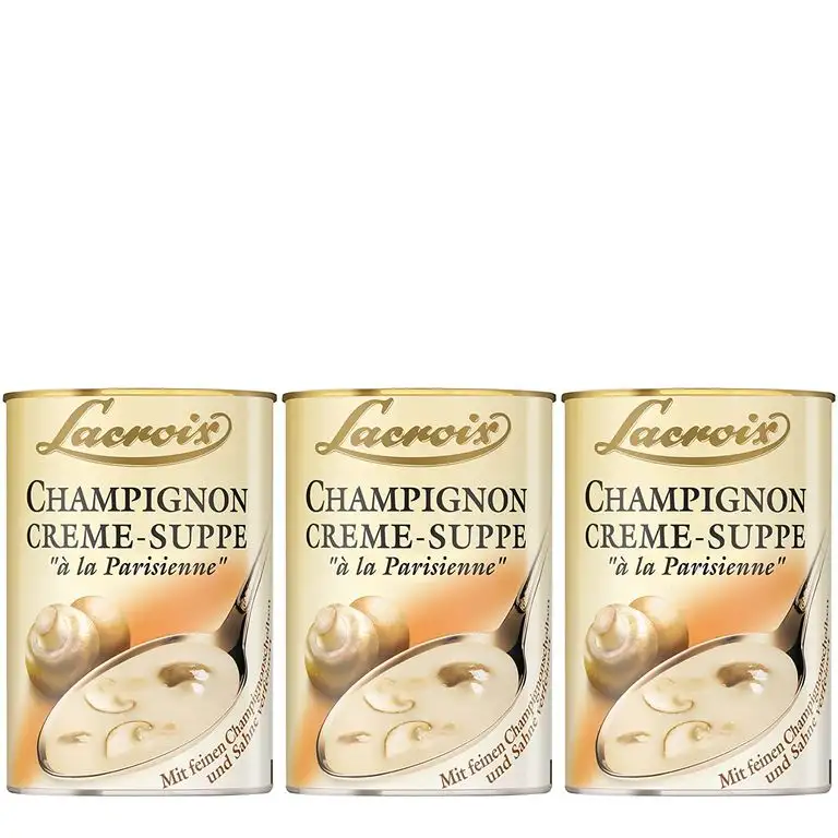Lacroix Champignon-Creme-Suppe, 3er Pack (3 x 400 ml)