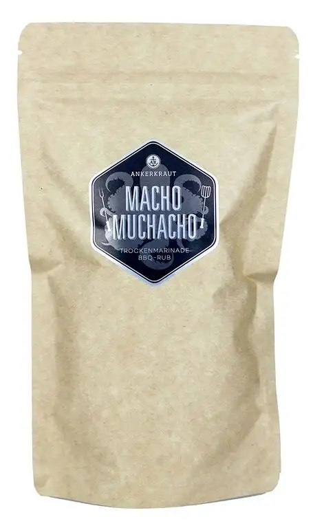 Ankerkraut Macho Muchacho, BBQ Rub für texanische und mexikanische Küche, 250g im Beutel