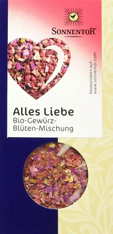Sonnentor Alles Liebe Gewürz-Blüten-Mischung, 1er Pack (1 x 40 g) - Bio