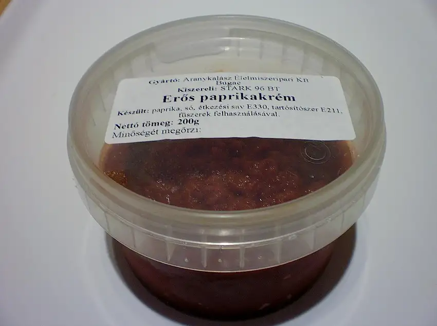 Paprikamark Paprikacreme Scharf aus Ungarn wie Starker Stefan vom Bauern keine Industrieware