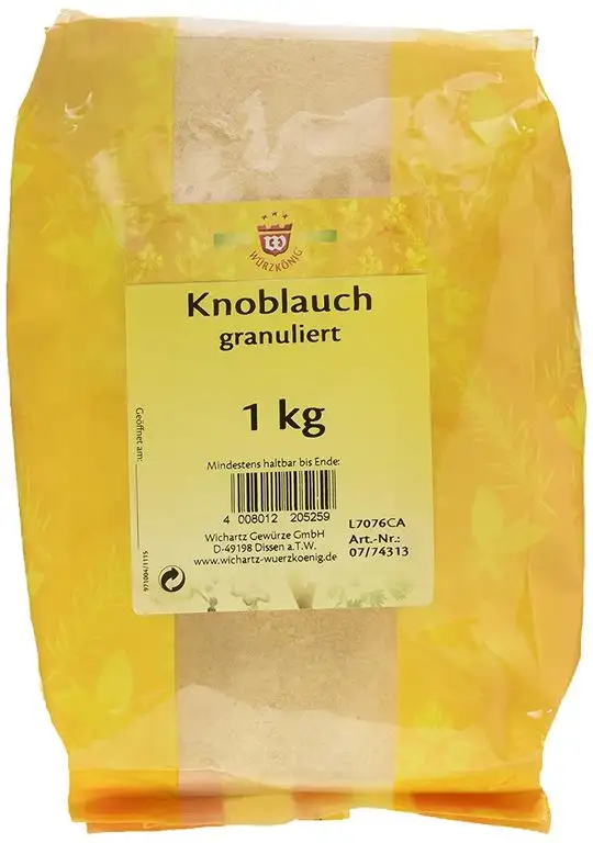 Wichartz Würzkönig Knoblauchgranulat, 2er Pack (2 x 1 kg)