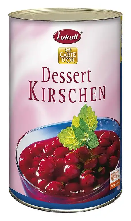 Lukull Dessert-Kirschen (fruchtige Cocktailkirschen) 1er Pack (1 x 2 kg)