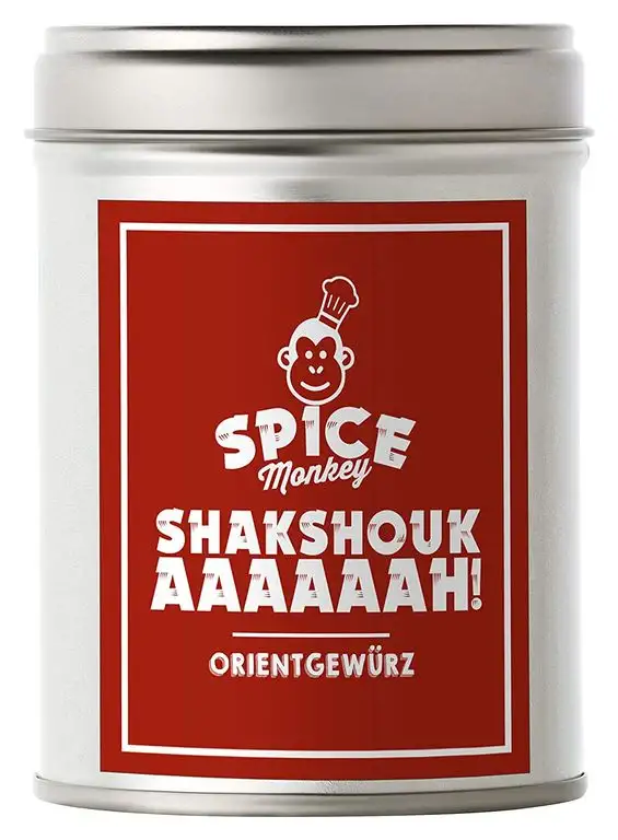 Shakshouka, Shakshuka. Köstlicher Klassiker der Jerusalem Küche, Gewürzzubereitung 100 g