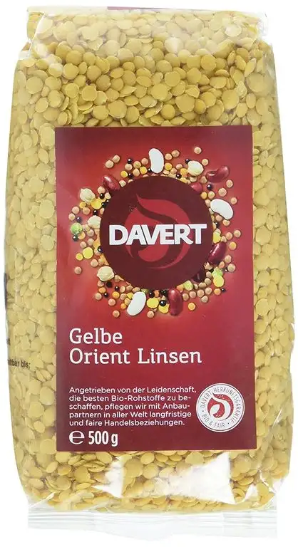 Davert Gelbe Orient Linsen (1 x 500 g) - Bio
