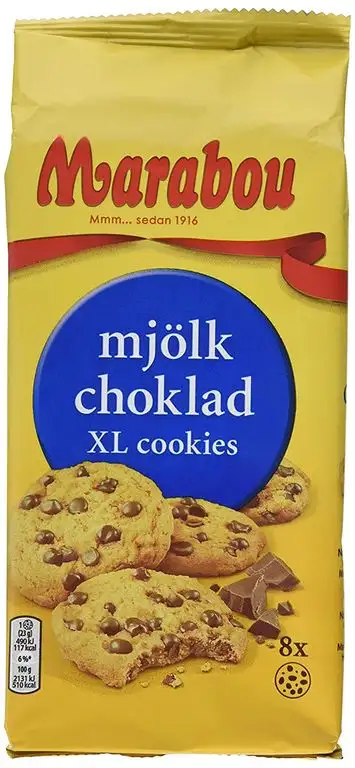 Marabou Marabou Cookies Vollmilch, 10er Pack (10 x 184 g)