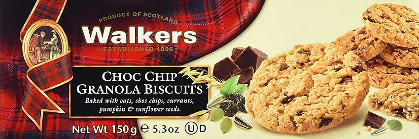 Walkers Biscuits mit Hafer, 4er Pack (4 x 150 g)