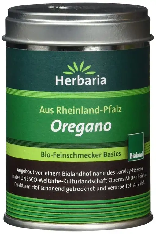 Herbaria Oregano gerebelt, 1er Pack (1 x 20 g Dose) - Bio