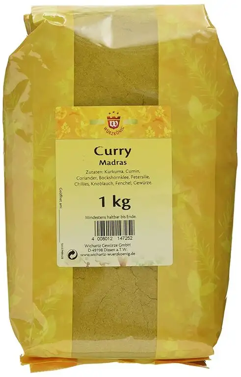 Wichartz Würzkönig Curry indisch Madras, 3er Pack (3 x 1 kg)