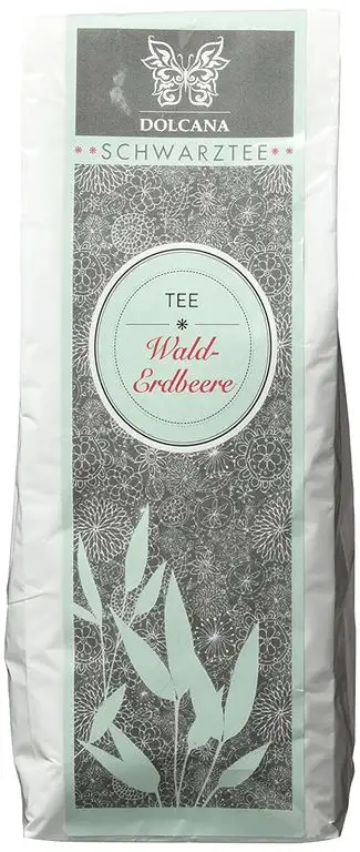 Dolcana Schwarztee Wald-Erdbeere, 1er Pack (1 x 100 g Packung)