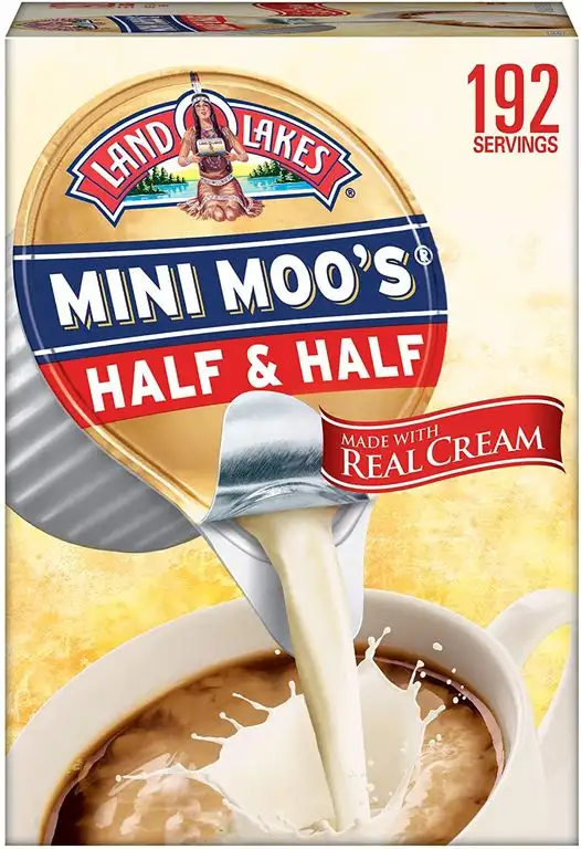 Mini Moo's Half & Half, .5 oz, 192/Carton, Sold as 1 Carton