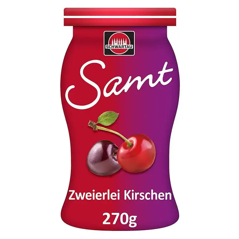 Schwartau Samt Zweierlei Kirschen, 270 g