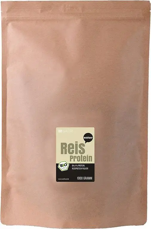 Wohltuer Bio Reisprotein | 100% Pflanzliche Proteine | 84,4% Protein | Nährstoffreich & Vegan (750g)