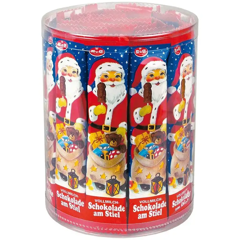 E+G - Weihnachtsmann am Stiel - 45St/675g