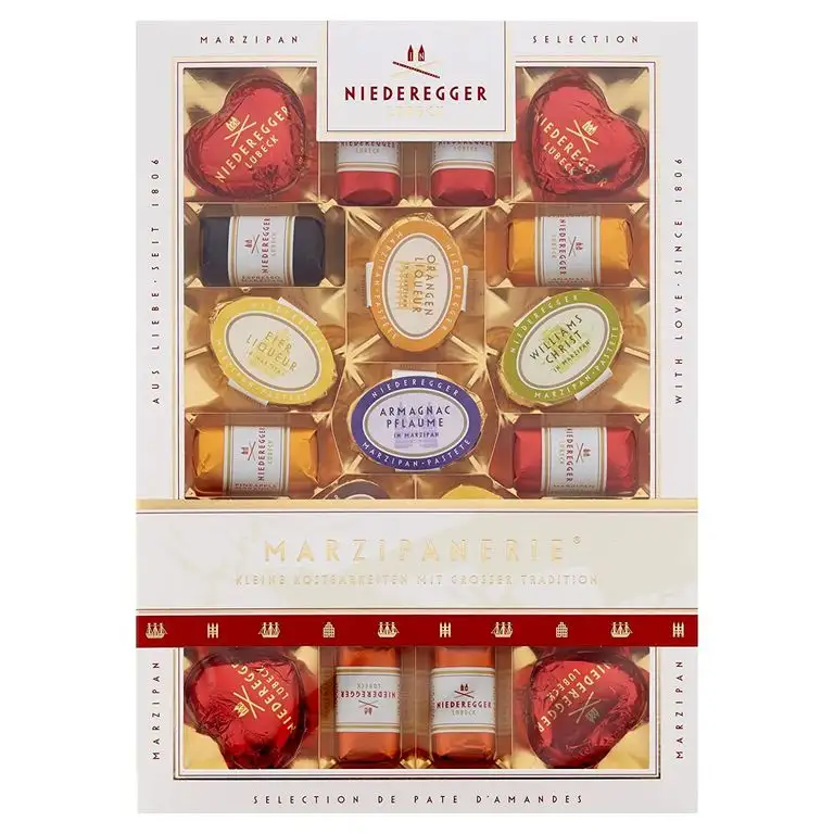 Niederegger Marzipanerie Pralinen mit Zartbitter-Schokolade, 270 g