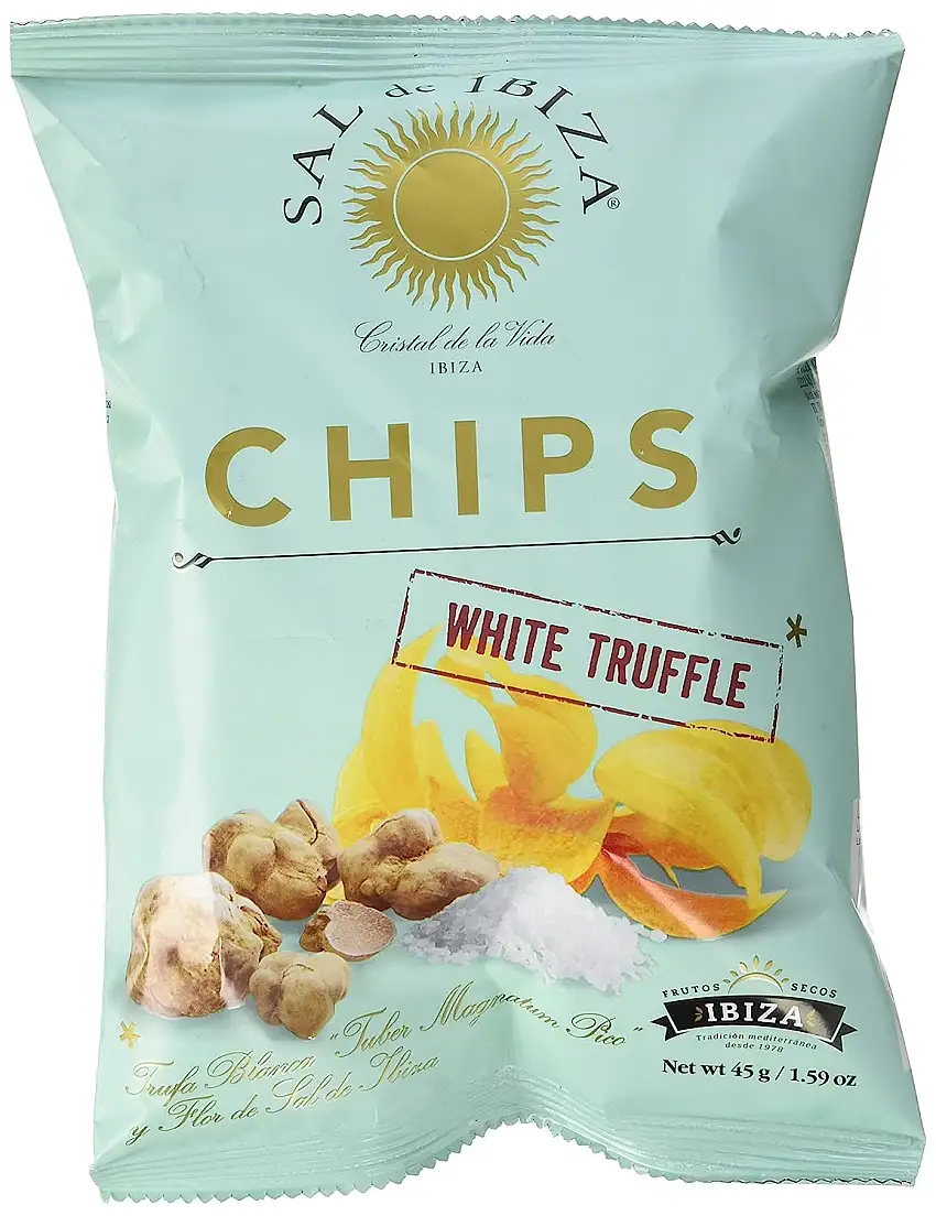 Sal de Ibiza Chips Truffles, Kartoffelchips mit weißen Trüffeln, 1er Pack (1 x 45 g)