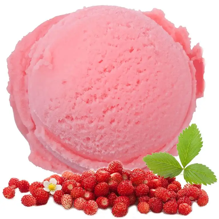 Walderdbeere Geschmack 333 g Gino Gelati Eispulver für Ihre Eismaschine