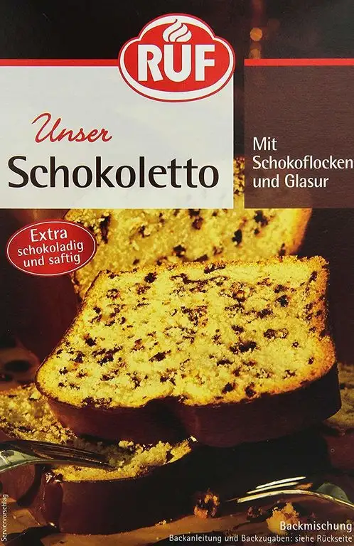 RUF Schokoletto Backmischung, 500 g Packung