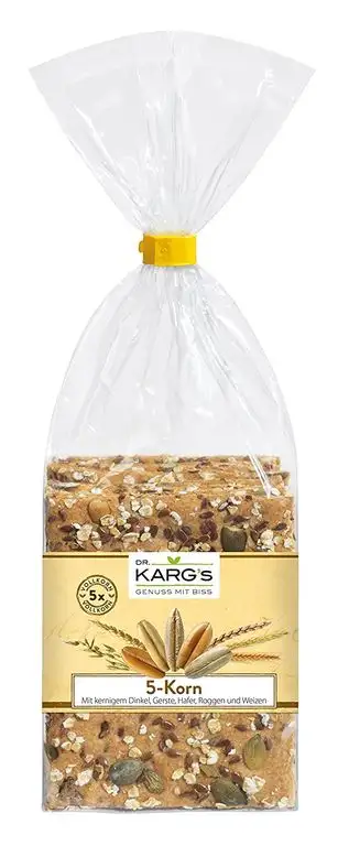 Knäcke 5-Korn 200 g Beutel Dr. Karg