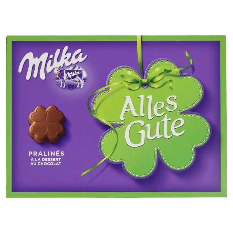Milka Alles Gute, à la Dessert au Chocolat Pralinen, 110 g, 5er Pack (5 x 110 g)