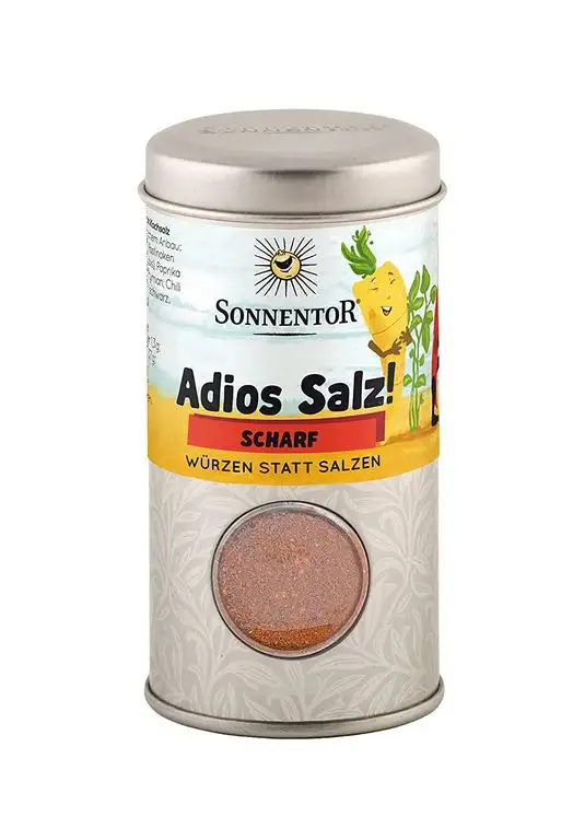 Sonnentor Adios Salz Scharfe Gemüsemischung bio, Streudose, 2er Pack (2 x 42 g)