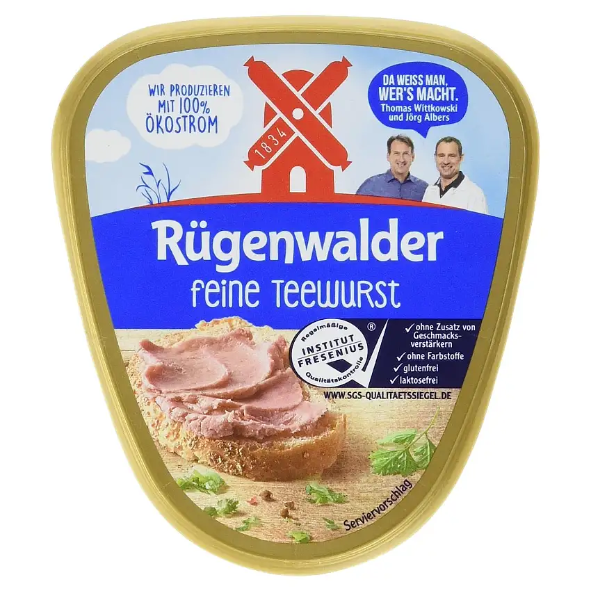 Rügenwalder Teewurst fein 125g im Becher