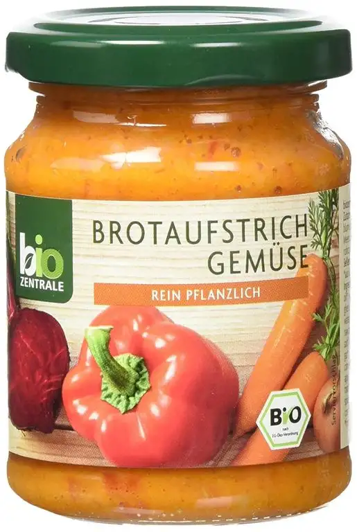 biozentrale Brotaufstrich Gemüse, 3er Pack (3x 125 g)