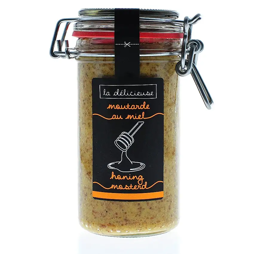 La Délicieuse super leckerer Premium Delikatess-Senf (Honig, 250 ml)