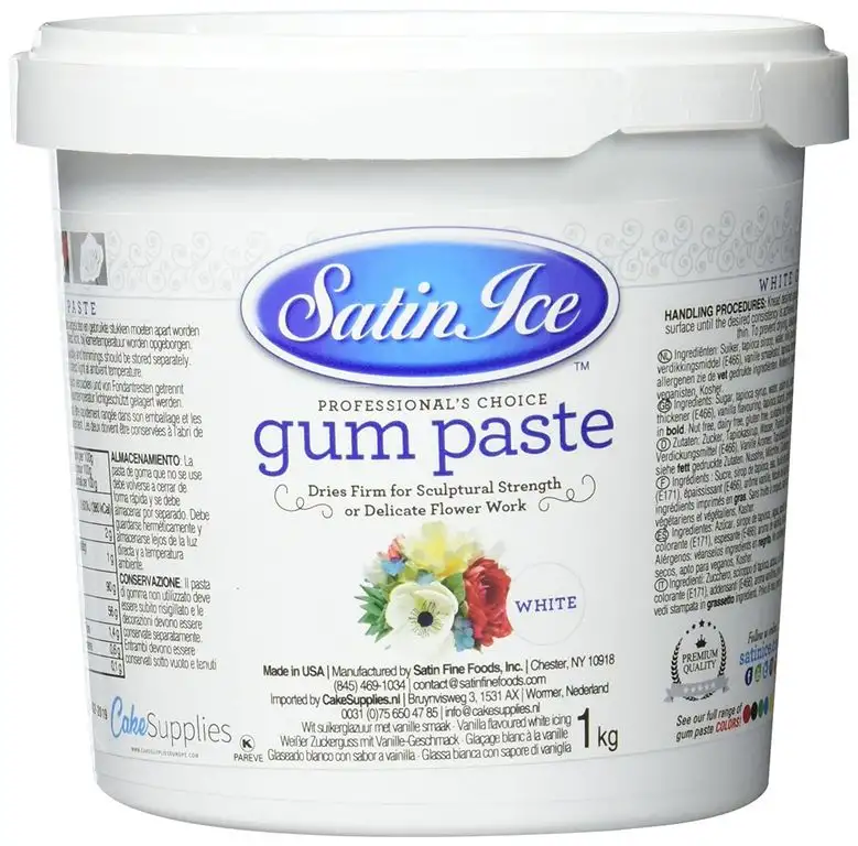 Satin Ice Blütenpaste, 1er Pack (1 x 1 kg)