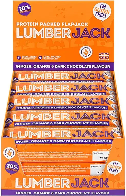 Blackfriars Lumber Jacks - Ginger, Orange & Dark Chocolate, 65 g