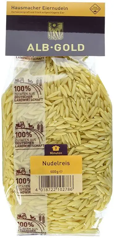 AlbGold Nudelreis, 6er Pack (6 x 500 g Packung)