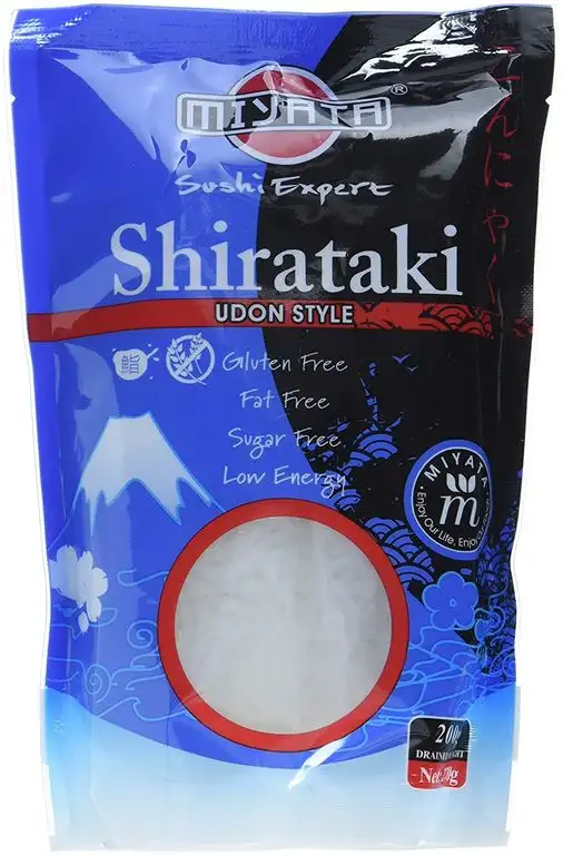 MIYATA Shirataki, Udon Nudeln aus Konjakmehl, Low Carb, 6er Pack (6 x 270 g)