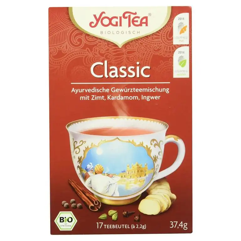 Yogi Tea Bio Classic Ayurvedische Gewürzteemischung, 17 Beutel, 37.4g