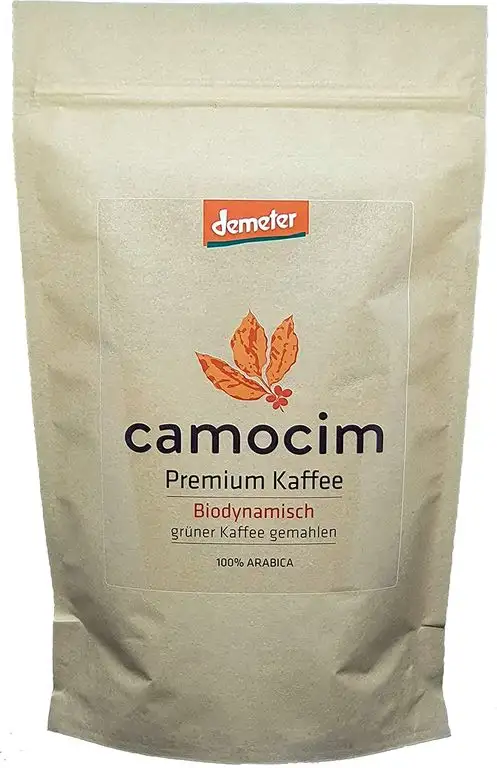 Grüner Kaffee Bio Gemahlen | Single-State Camocim Farm, Brasilien | 100% Arabica Rohkaffee Fein Gemahlen | BIO Demeter Qualität Siegel | (1000 gr)
