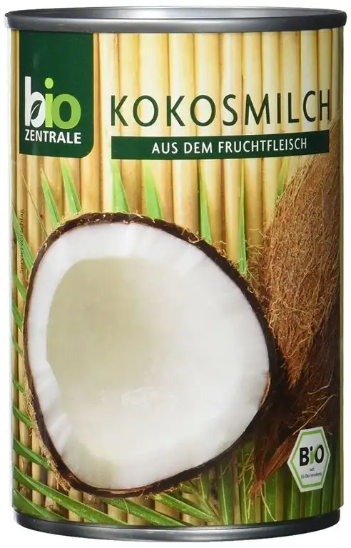 biozentrale Kokosmilch, 3er Pack (3 x 400 ml)