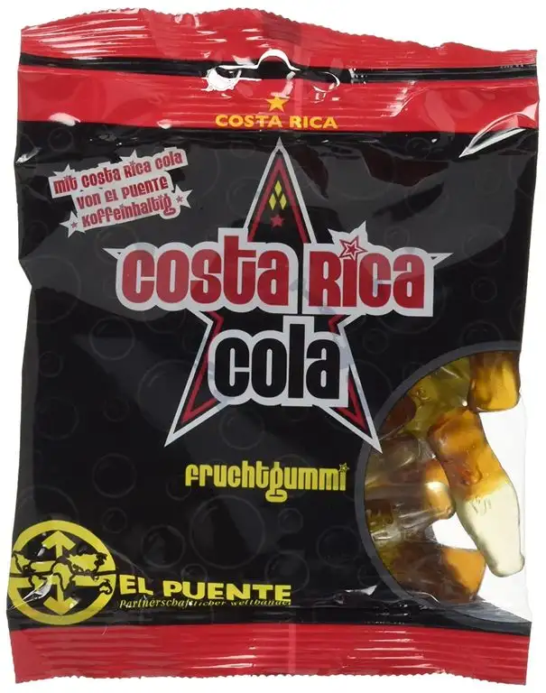 El Puente "Costa Rica Cola" Fruchtgummi, 4er Pack (4x 100 g Packung)