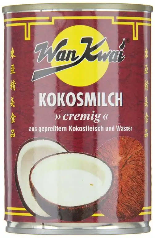 Wan Kwai Kokosmilch, 6er Pack (6 x 400 ml)