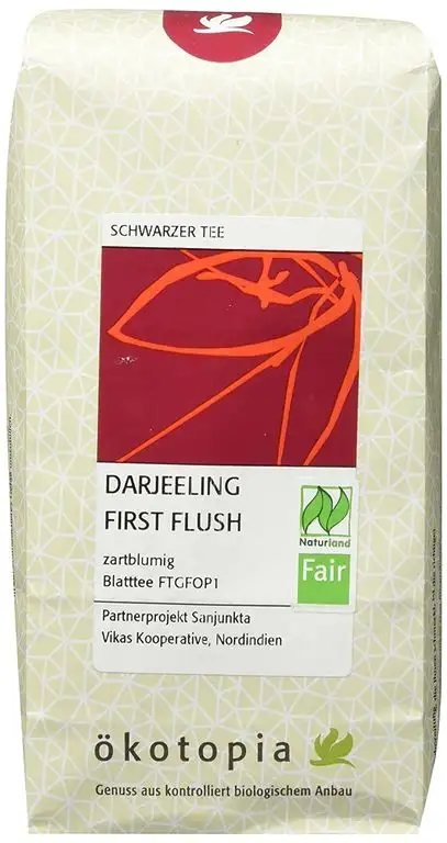 Ökotopia Darjeeling First Flush, 1er Pack (1 x 200 g)