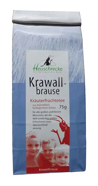 Heuschrecke Bio Tee Krawallbrause 75 g, 1er Pack (1 x 75 g)