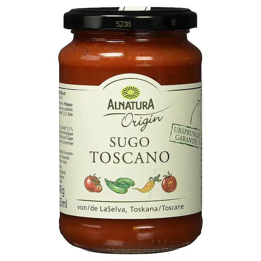 Alnatura Bio Origin Sugo Toscano, 325ml