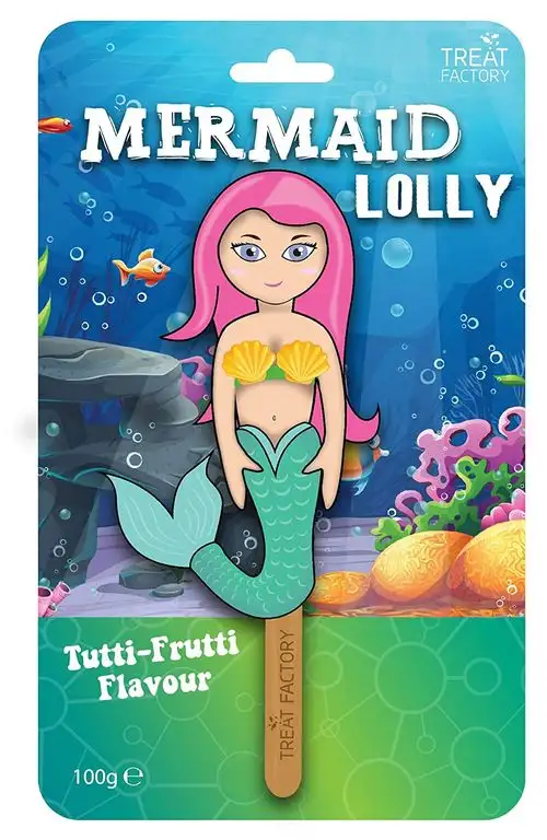 Meerjungfrauen Lolly / Mermaid Lolly | Tutti Frutti Geschmack