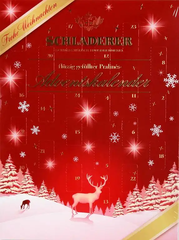 Schladerer Pralinés Adventskalender, 1er Pack (1 x 255 g)