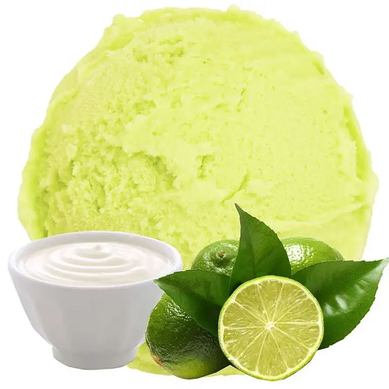 Joghurt Limone Geschmack 333 g Gino Gelati Eispulver für Ihre Eismaschine
