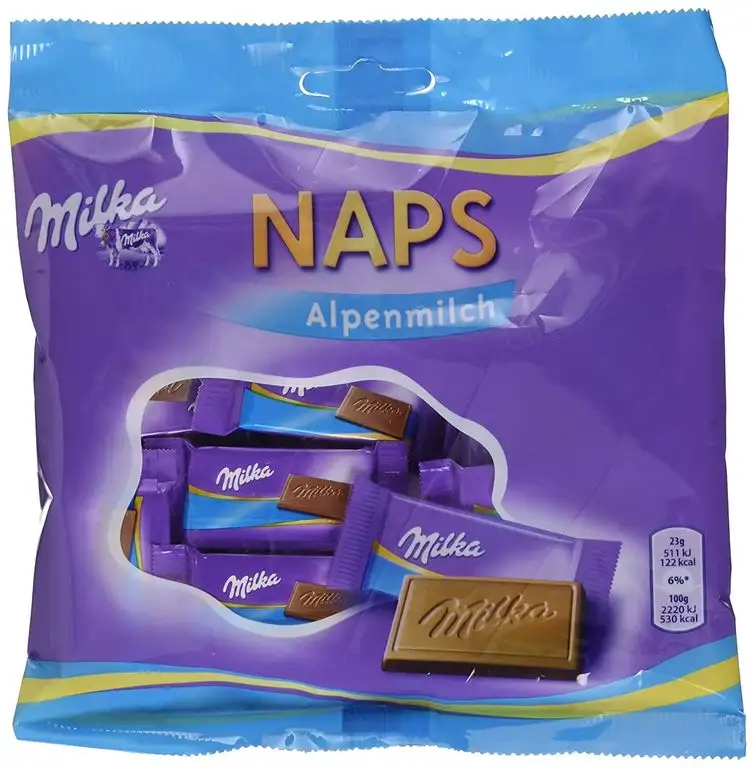 Milka Naps Alpenmilch, 119 g