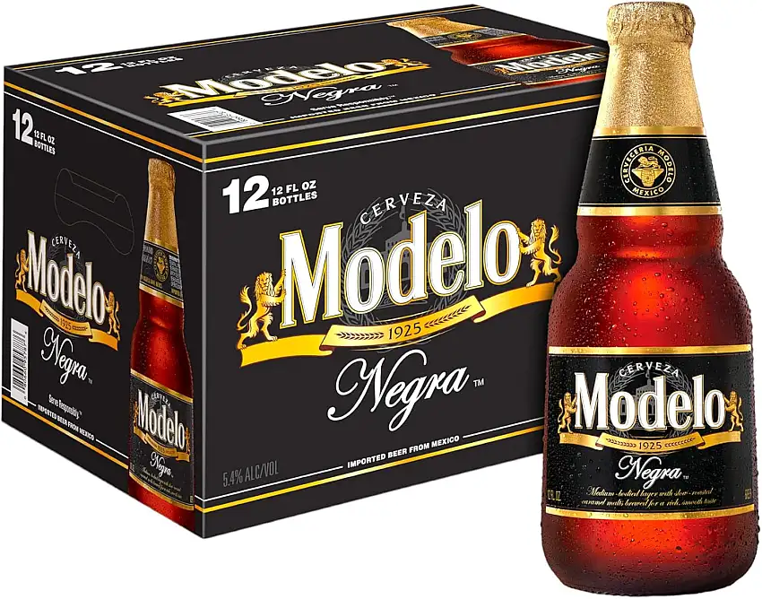 12 x Cerveza Modelo Negra 0,355l - Dunkles Bier aus Mexiko mit 5,3% Vol.