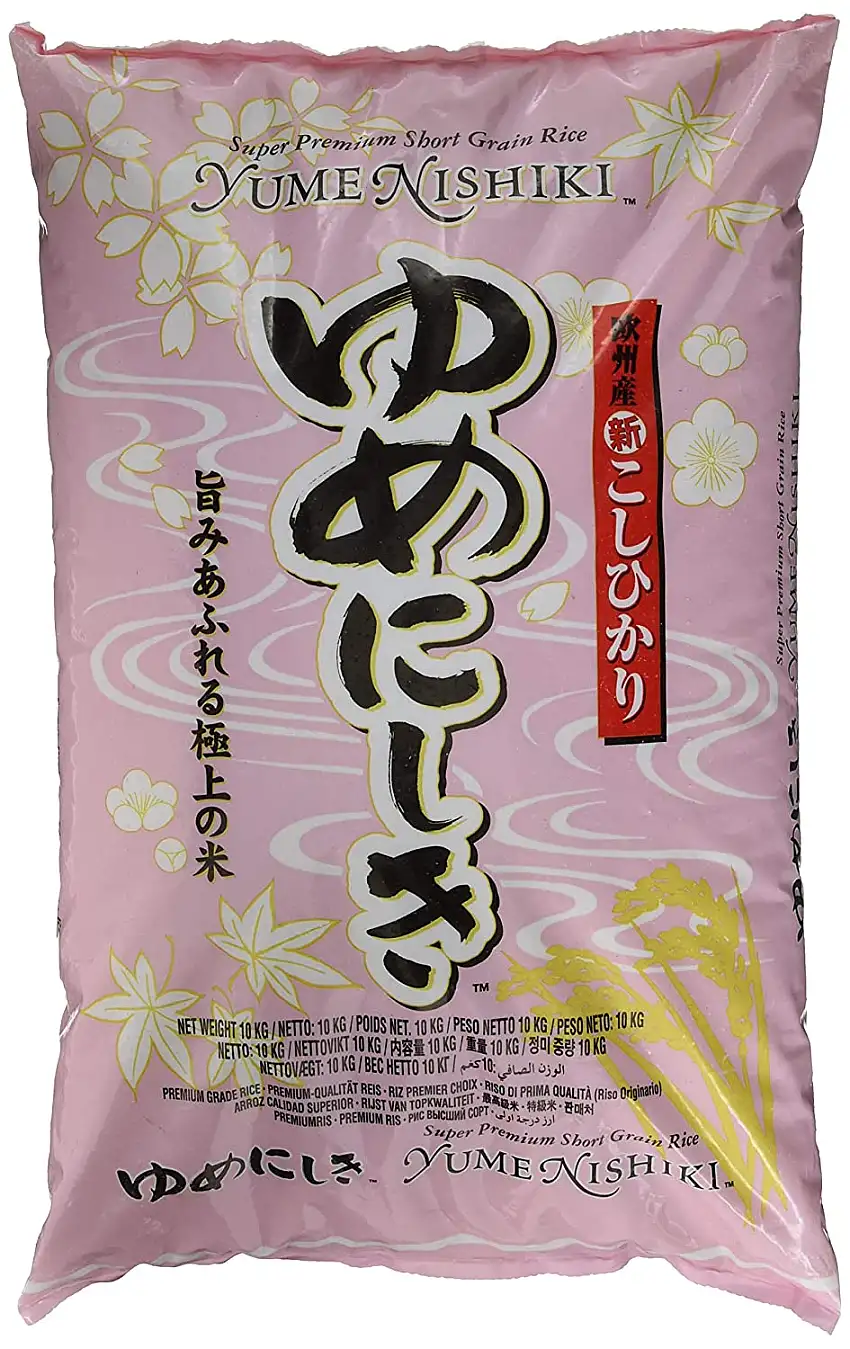 YUME NISHIKI Jfc Reis (Short Grain), 1er Pack (1 X 10000 g)