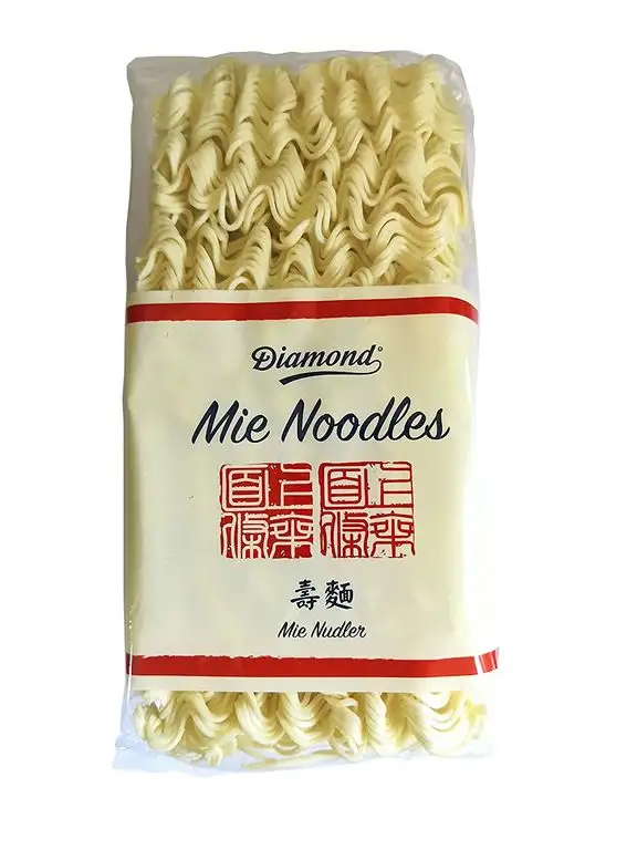 [ 250g ] DIAMOND Mie Noodles, dünn / Mie Nudeln ohne Ei / Wok Nudeln