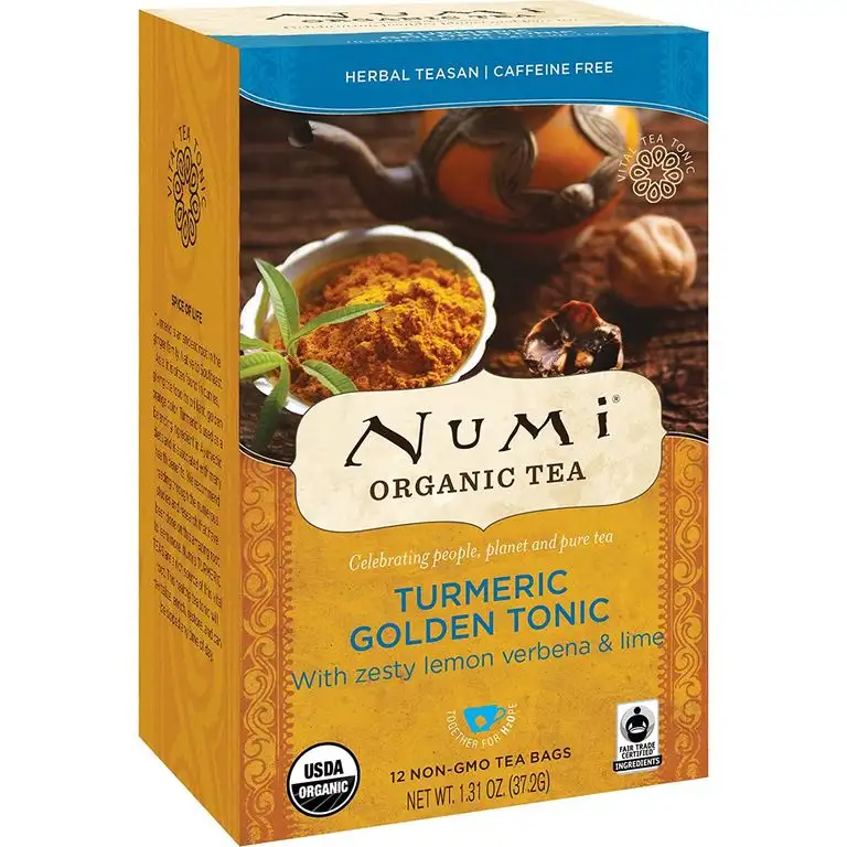 Numi Organic | Turmeric Tea - Golden Tonic | 2 x 12 bags (DE)