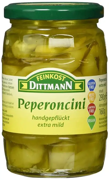 Feinkost Dittmann Peperoncini Extra Mild, 160 g
