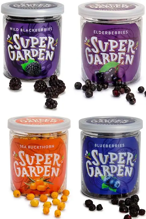 Supergarden Snackbox Super Beeren - Gefriergetrocknete Beeren Und Früchte - Gesunder Snack - 100% Rein Und Natürlich - Für Veganer Geeignet - Ohne Zuckerzusatz- Glutenfrei